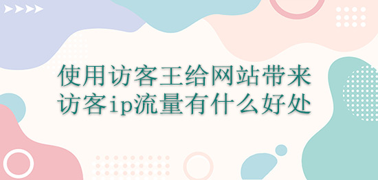 使用访客王给网站带来访客ip流量有什么好处