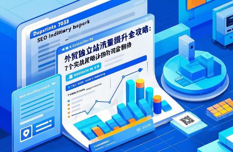 外贸独立站流量提升全攻略：7个实战策略让你的询盘翻倍