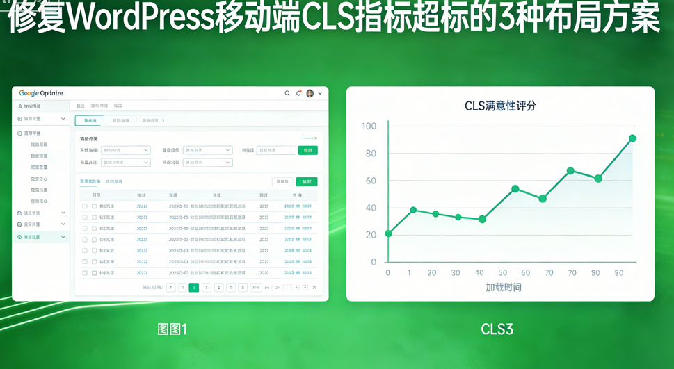修复WordPress移动端CLS指标超标的3种布局方案